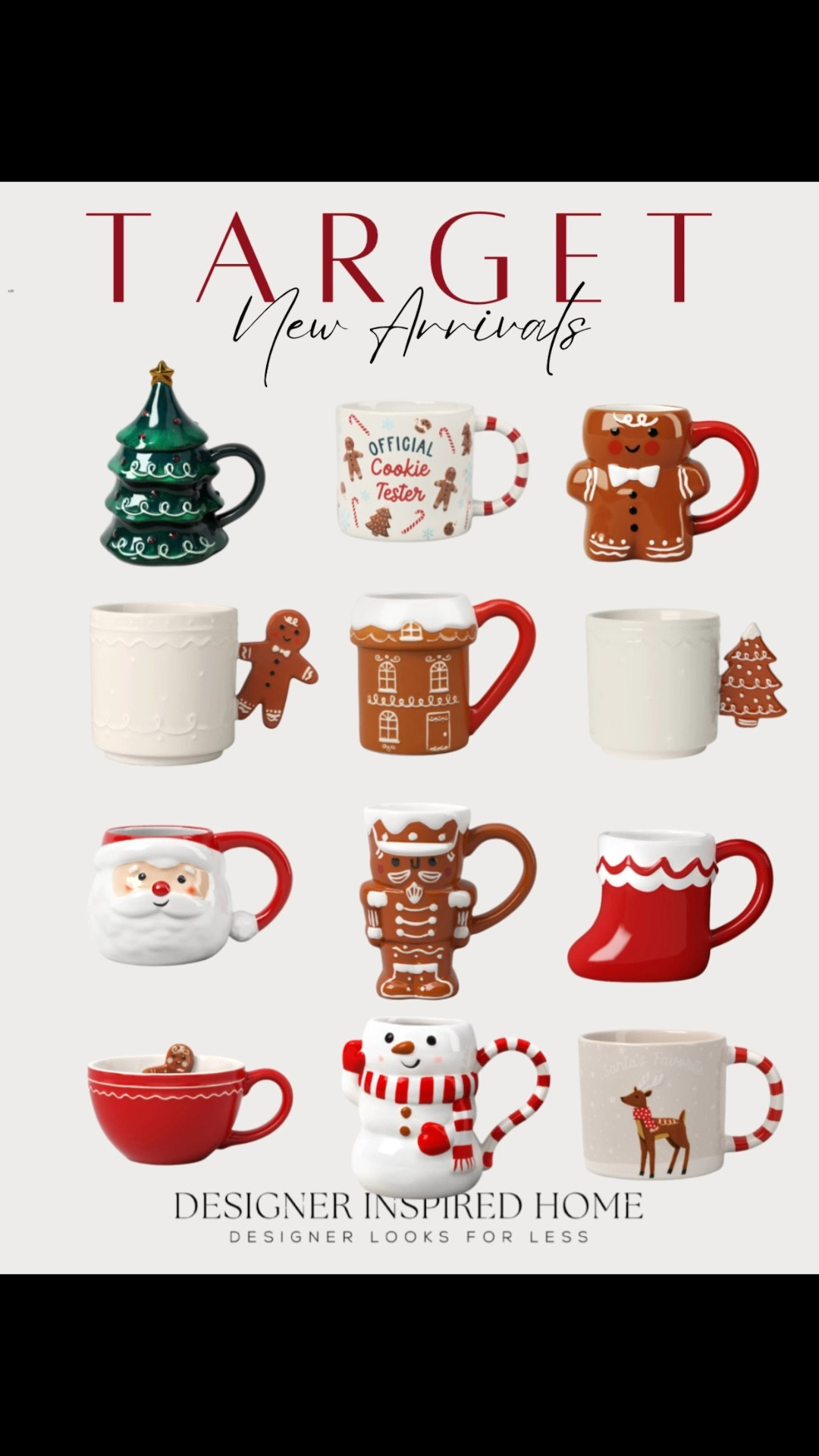 New arrival Christmas mugs from Target! 

#LTKHome #LTKHoliday #LTKSeasonal