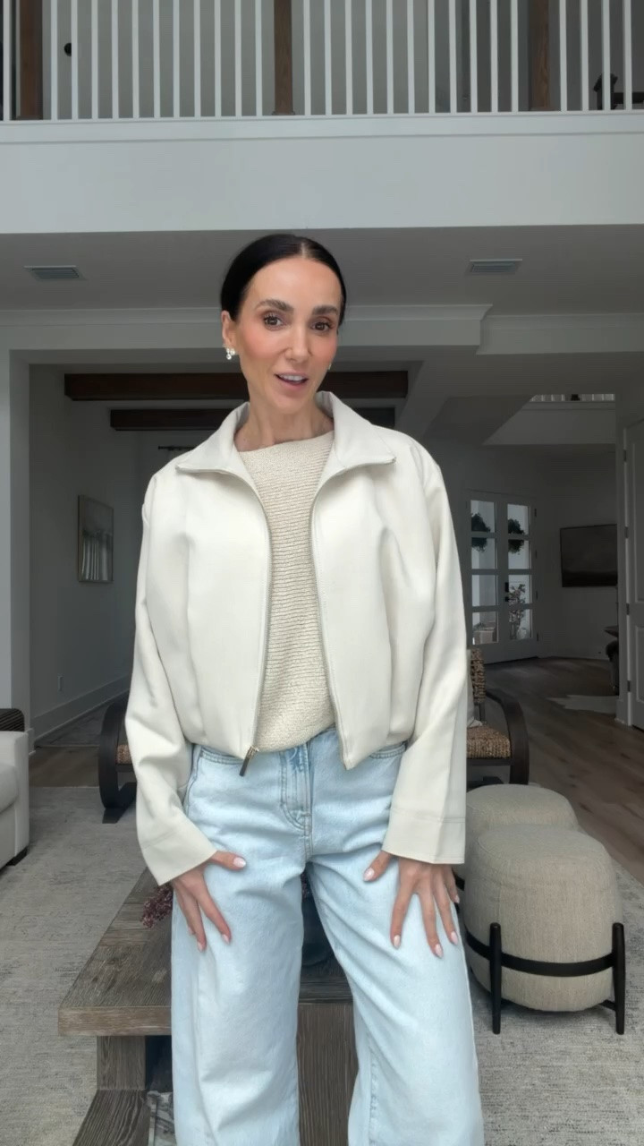 Zara jacket size XS.

#LTKOver40 #LTKootd