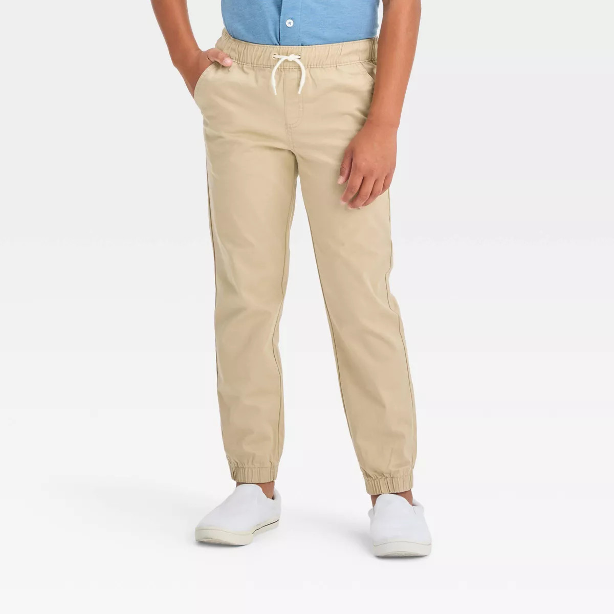 Boys' Stretch Woven Jogger Pull-On Pants - Cat & Jack™ | Target