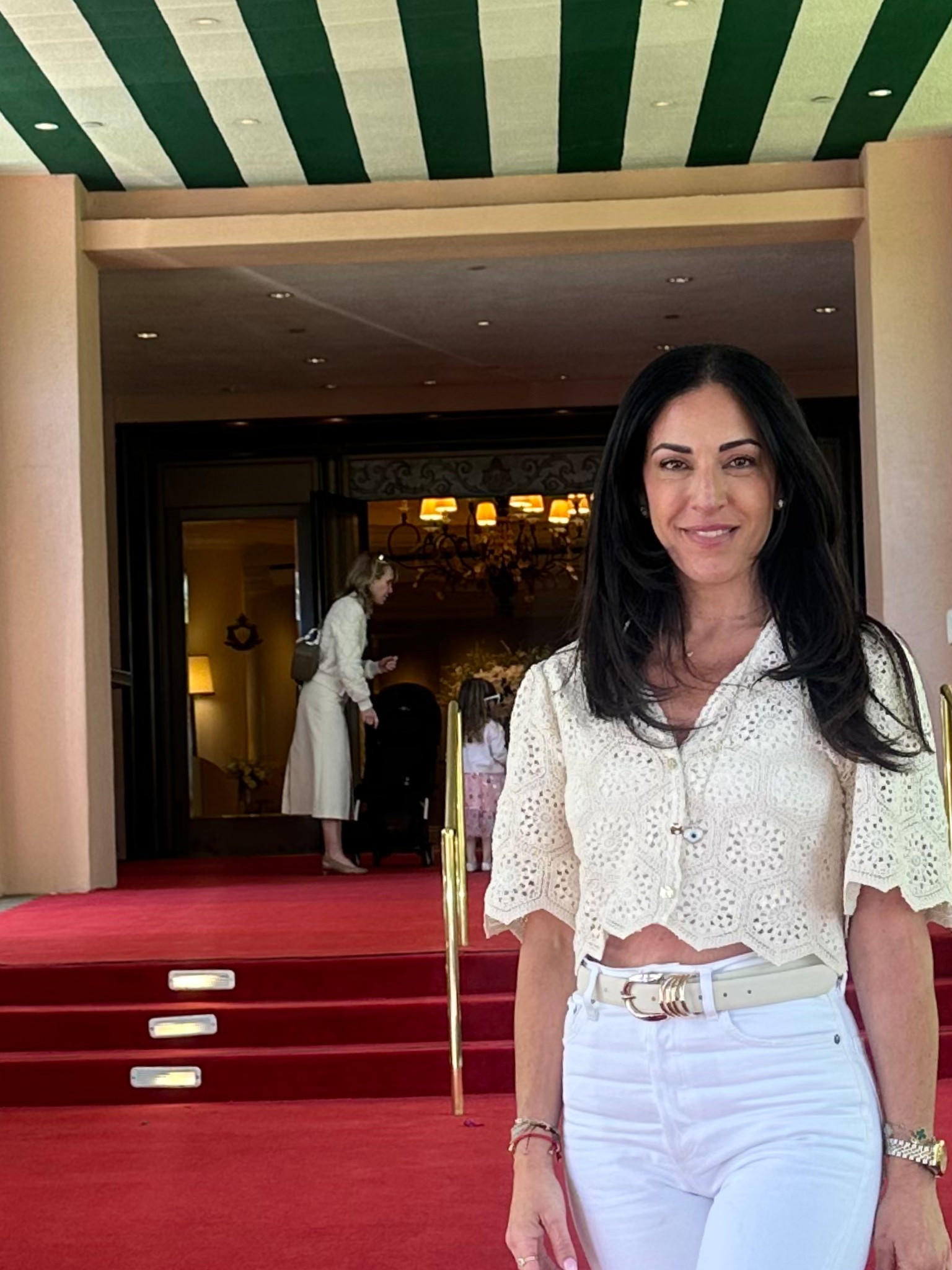 Wore this #crochet #ba&sh top backwards for a #brunchstyle look but it’s gorgeous either way! 

#LTKSeasonal #LTKStyleTip