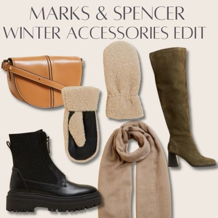 Essential Autumn Winter Shoe and Accessories from Marks & Spencer - Absolutely in love with the suede green knee high boots #chunkyboots #winteraccessories #beanies #capsulewardrobe

#LTKSeasonal #LTKHalloween #LTKeurope