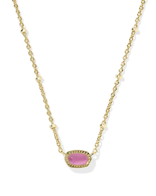 Mini Elisa Gold Satellite Short Pendant Necklace | Kendra Scott