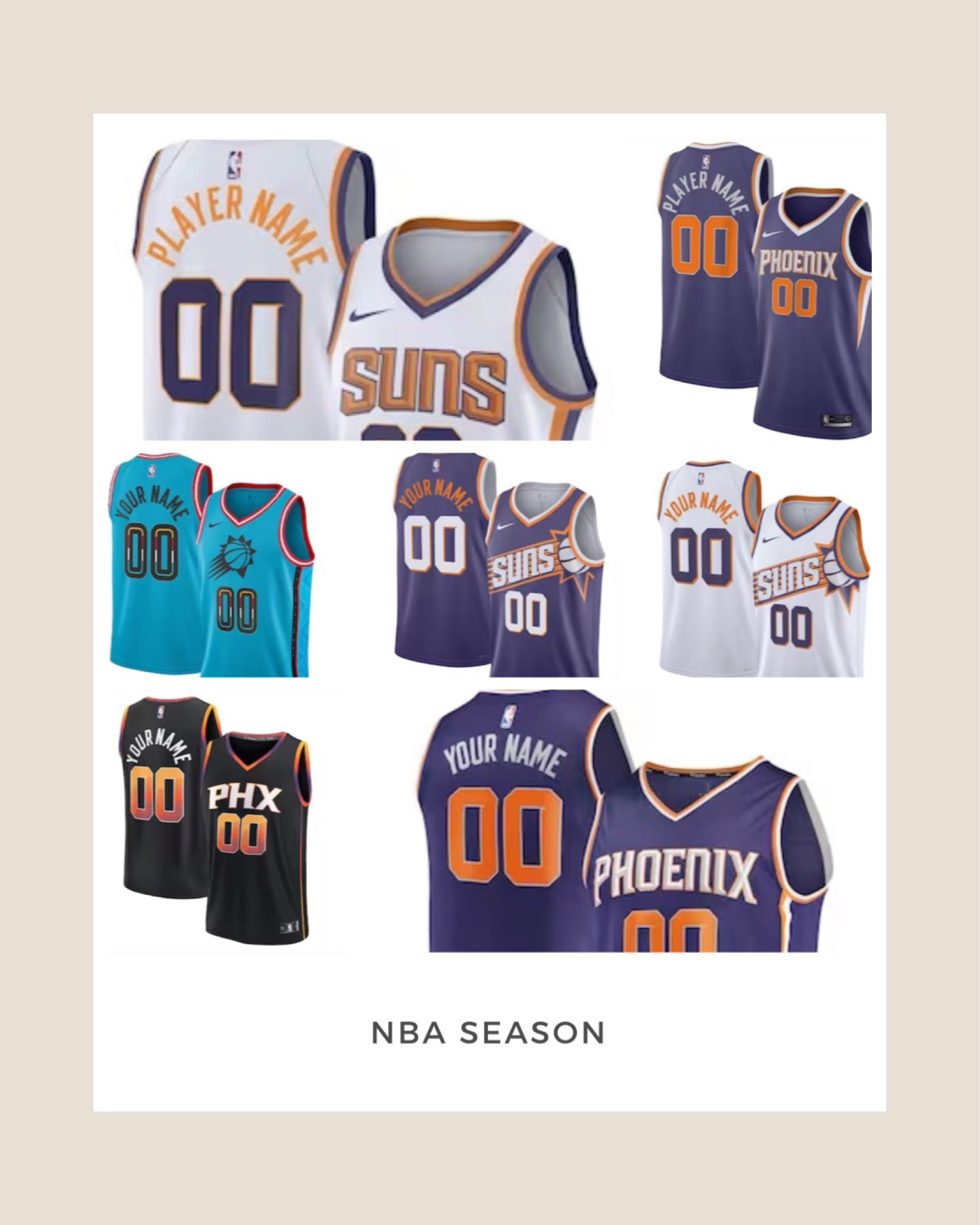Men's Fanatics Branded Kevin Durant White Phoenix Suns 2023/24 Fast Break Replica Jersey - Association Edition