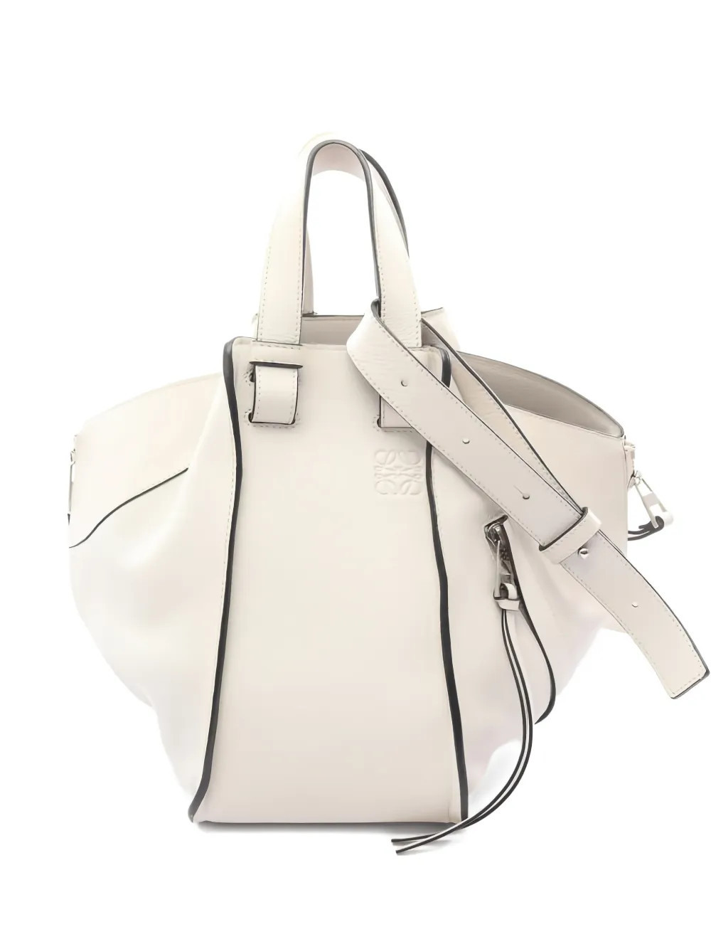 Loewe Pre-Owned 2000s leather hammock tote bag - Neutrals | Farfetch Global