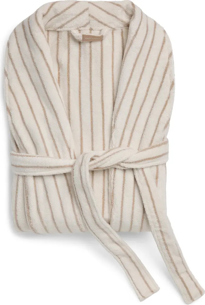 Stripe Luxe Terry Robe | Nordstrom