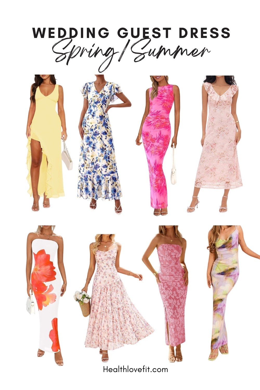 Some fun spring party or wedding guest dresses. I love the pinks and the yellow. I also love the abstract ones too. Add some fun color or prints in to spice it up. 

Tags: spring dresses, floral dresses, pink dresses, wedding guest dress, party dress, long dress

#LTKWedding #LTKSeasonal