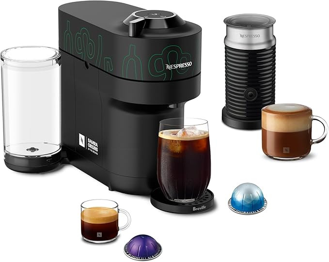 Nespresso Vertuo Pop+ Coffee and Espresso Maker by Breville, Samra Origins by The Weeknd Vertuo M... | Amazon (US)