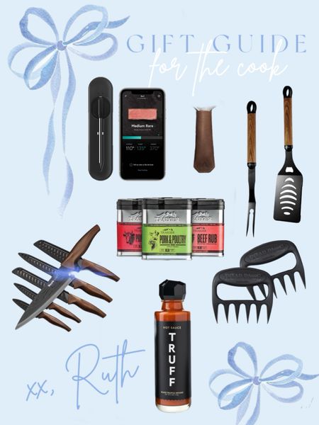 Gift guide for the Cook 

Gifts for him | Gift Ideas for him | gift ideas | gifts for a cooker | gifts for boyfriend | gifts for husband | gifts for dad | gift guide | Christmas gifts | knife set | meat probe | Seasoning | stocking stuffers | gift ideas | 

#LTKGiftGuide #LTKHoliday #LTKSeasonal