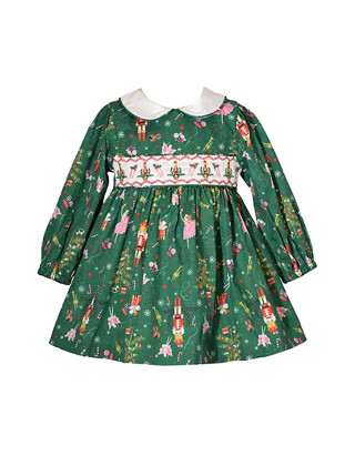 Baby Girls Long Sleeve Nutcracker Dress | Belk