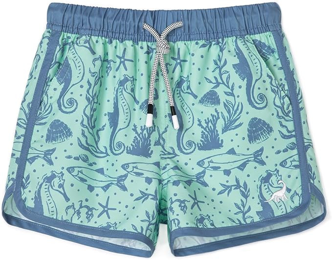 SURF CUZ Boys Swim Trunks Retro Toddler Boy Swimsuit Shorts Quick Dry Swimming Trunks Bathing Sui... | Amazon (US)