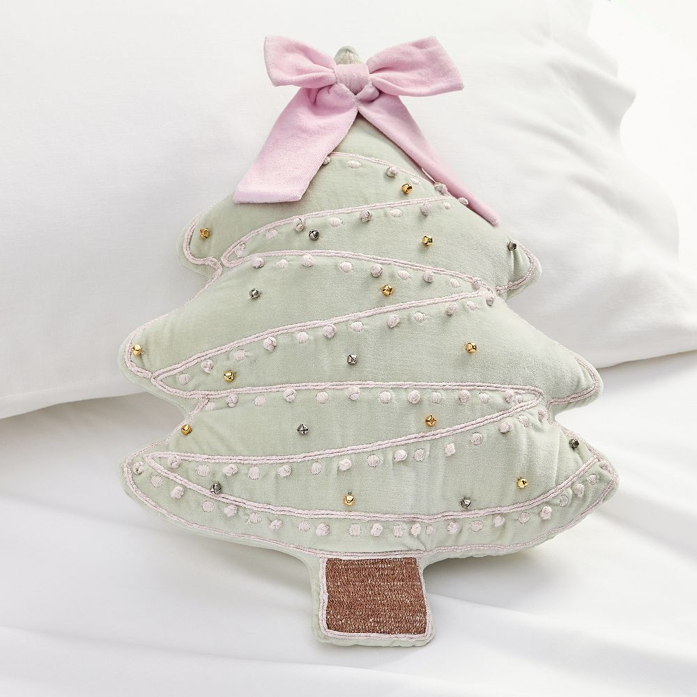 Christmas Tree Shaped Pillow | Pottery Barn Teen