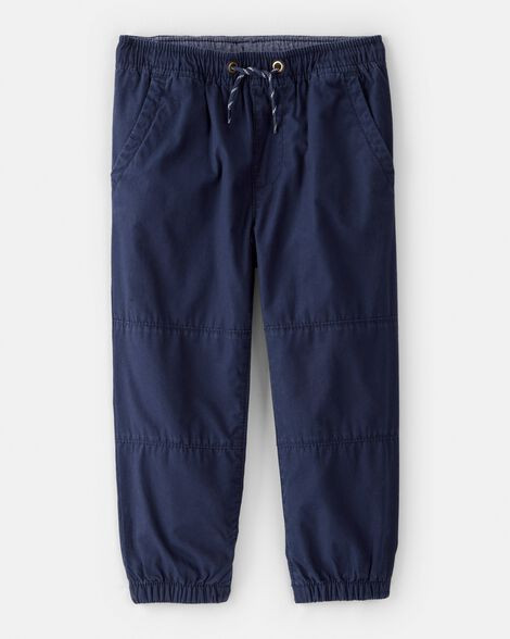 Navy - Toddler Boy Lined Joggers - Navy, Selected | Carter's Inc