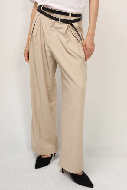 Greta Pintuck Wide Leg Pants | Storets (Global)