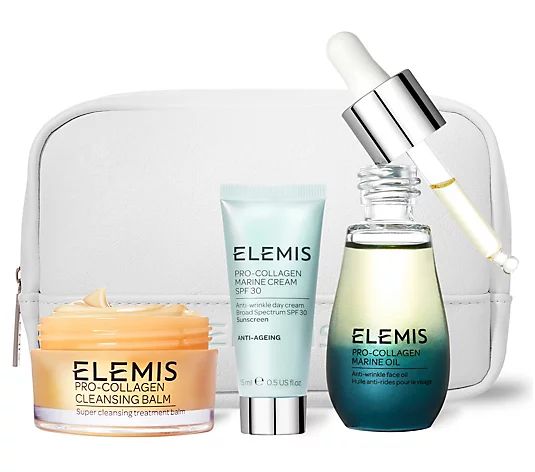 ELEMIS Pro-Collagen Cleanse, Treat & MoisturizeDiscovery Set - QVC.com | QVC