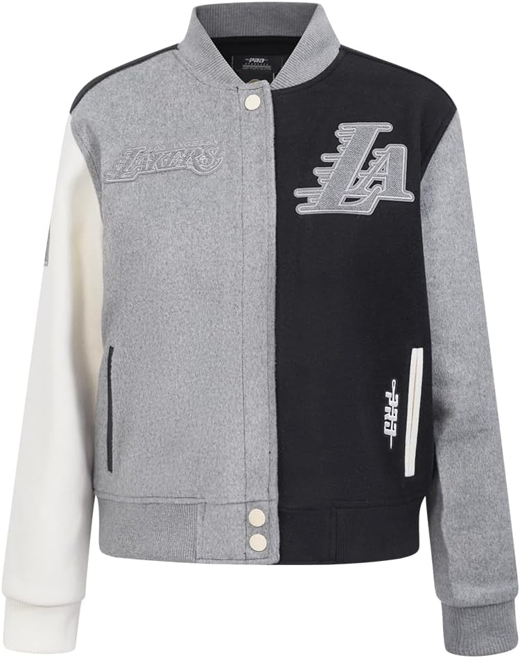 Pro Standard Womens NBA Reverse French Terry Wool Varsity Jacket | Amazon (US)
