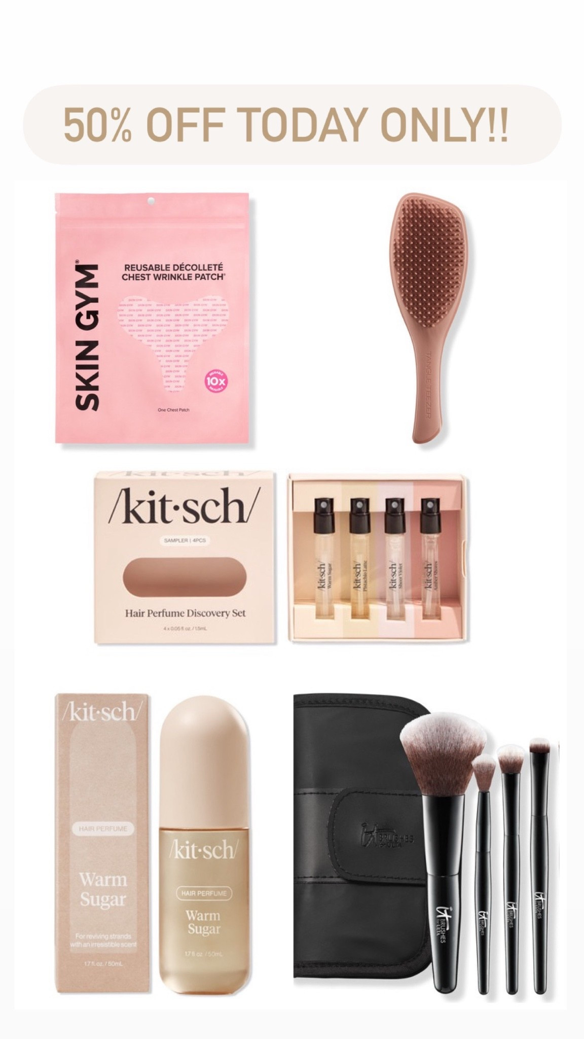 50% off today only beauty deals from Ulta!

#LTKSaleAlert #LTKBeauty