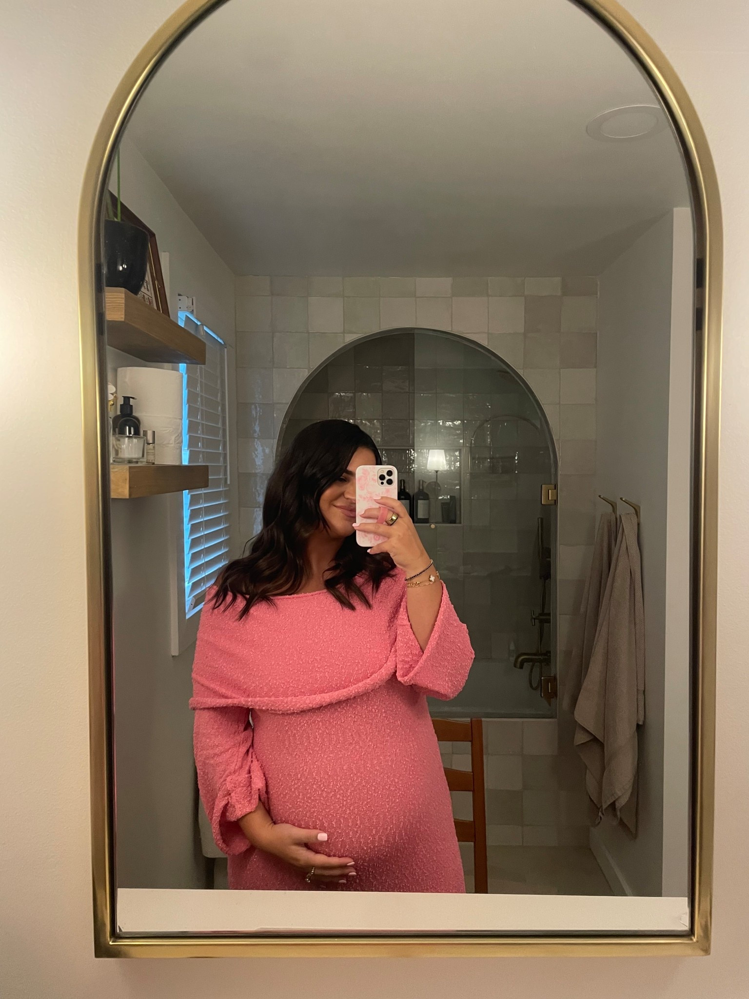 Pink baby shower dress 💗