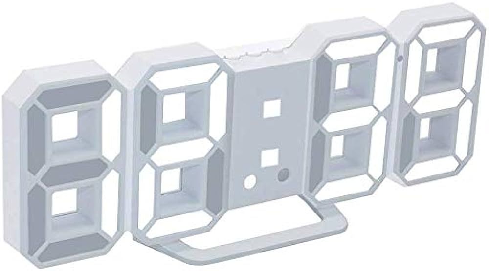 3D LED Digital Alarm Clock, Table Alarm Clock, Manually & Auto Adjust Brightness, Easy to Read at... | Amazon (US)