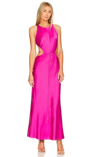 Lune Dress in Magenta | Revolve Clothing (Global)