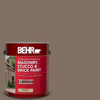 1 gal. #PPU5-17 Cardamom Spice Flat Interior/Exterior Masonry, Stucco and Brick Paint | The Home Depot