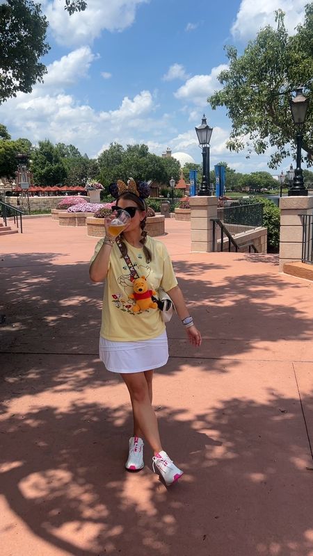 a beer in Epcot! I look forward to it every trip! #epcot #disney #disneyoutfit #disneymom #momoutfit #summer 

#LTKFamily #LTKTravel #LTKActive