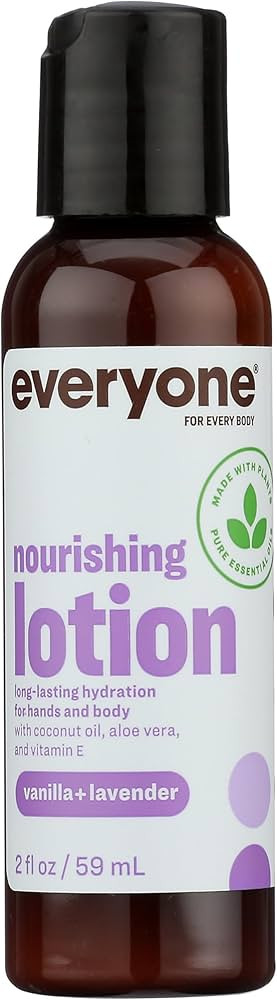 Everyone 2-in-1 Lotion for Hands/Body Travel Size: Vanilla and Lavender, 2 Ounce made with Essent... | Amazon (US)
