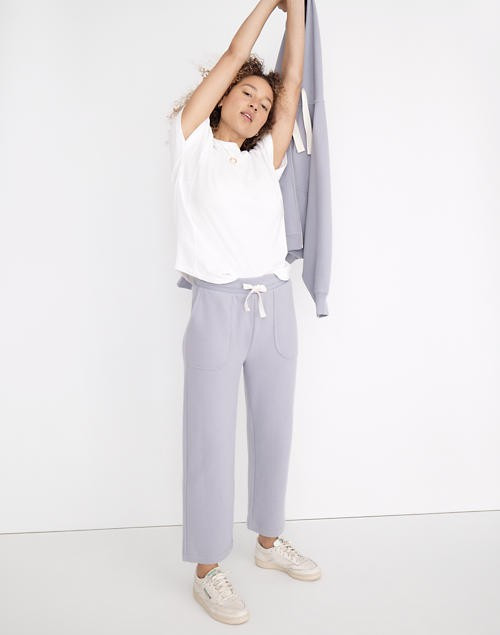 MWL Textured Waffle Straight Sweatpants | Madewell
