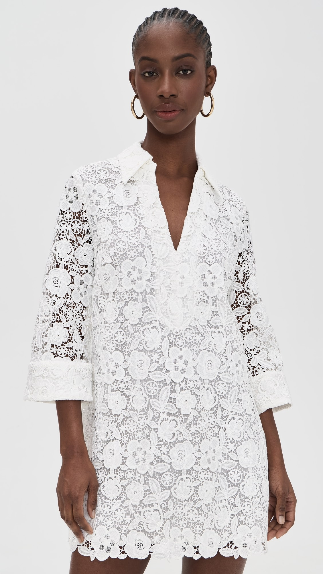 Guipure Lace Mini Dress | Shopbop