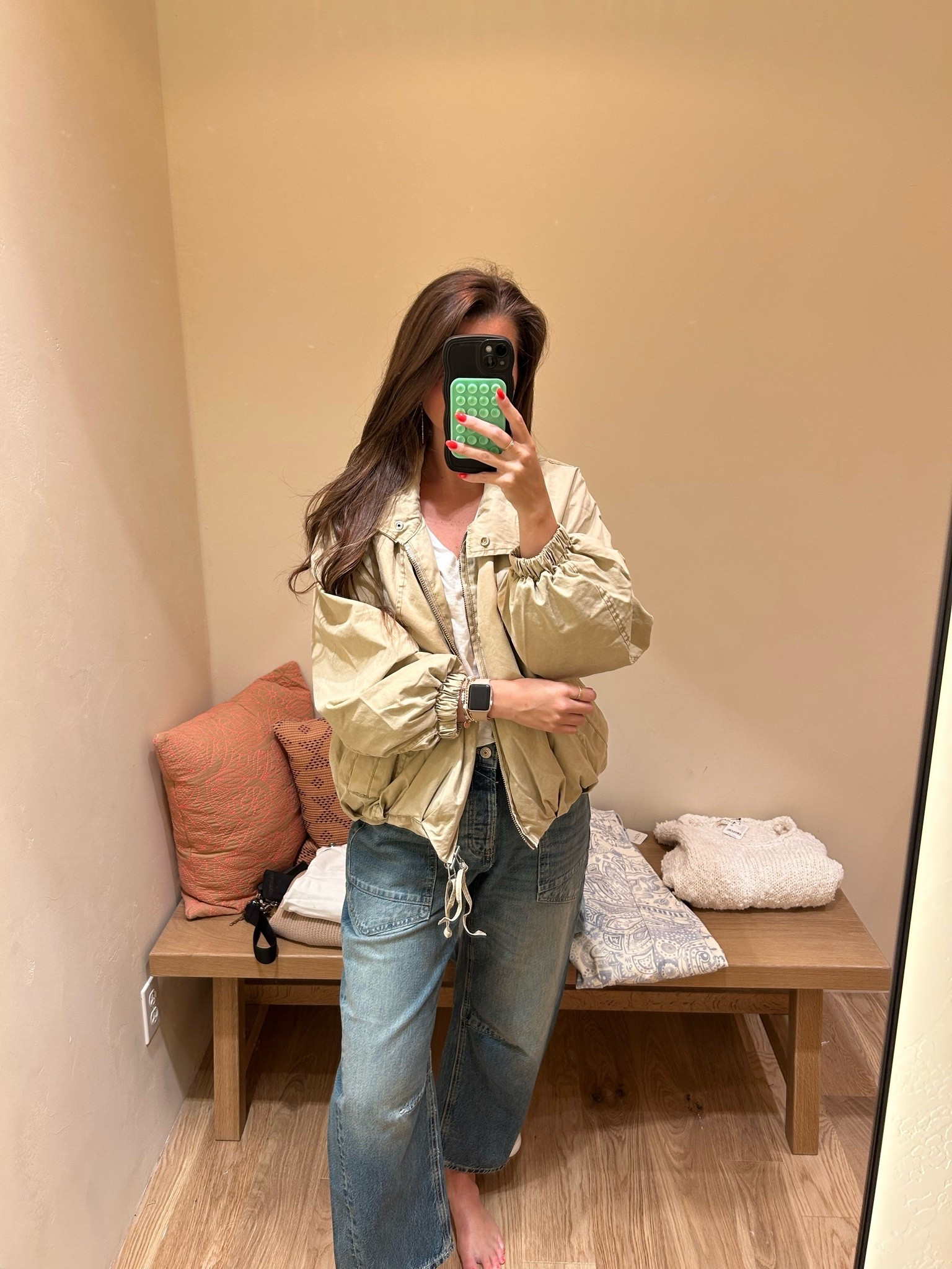 // cutest jacket from free people // funnel neck jacket for fall // fall funnel neck jacket // women’s fall outfit inspo //

#LTKgrwm #LTKootd #LTKNYFW