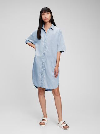 Denim Shirt Dress with Washwell | Gap (US)