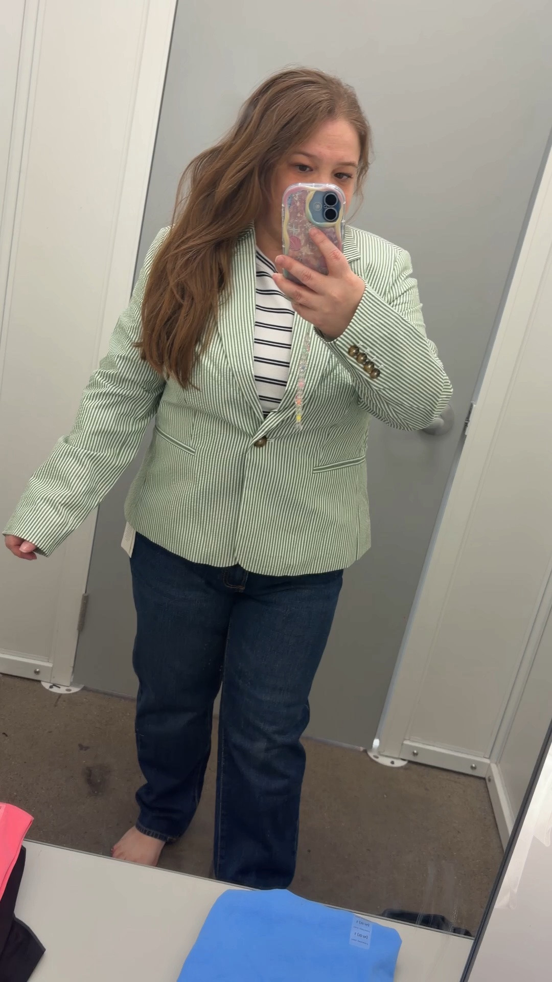 $6 tops at Walmart?! 🤍 You know I had to try them on! I also found a chic blazer, a pretty lace button-up, and petite-approved jeans that are definitely worth checking out. Affordable finds that don’t look cheap! 🛒✨

#LTKMidsize #LTKPetite #LTKSaleAlert