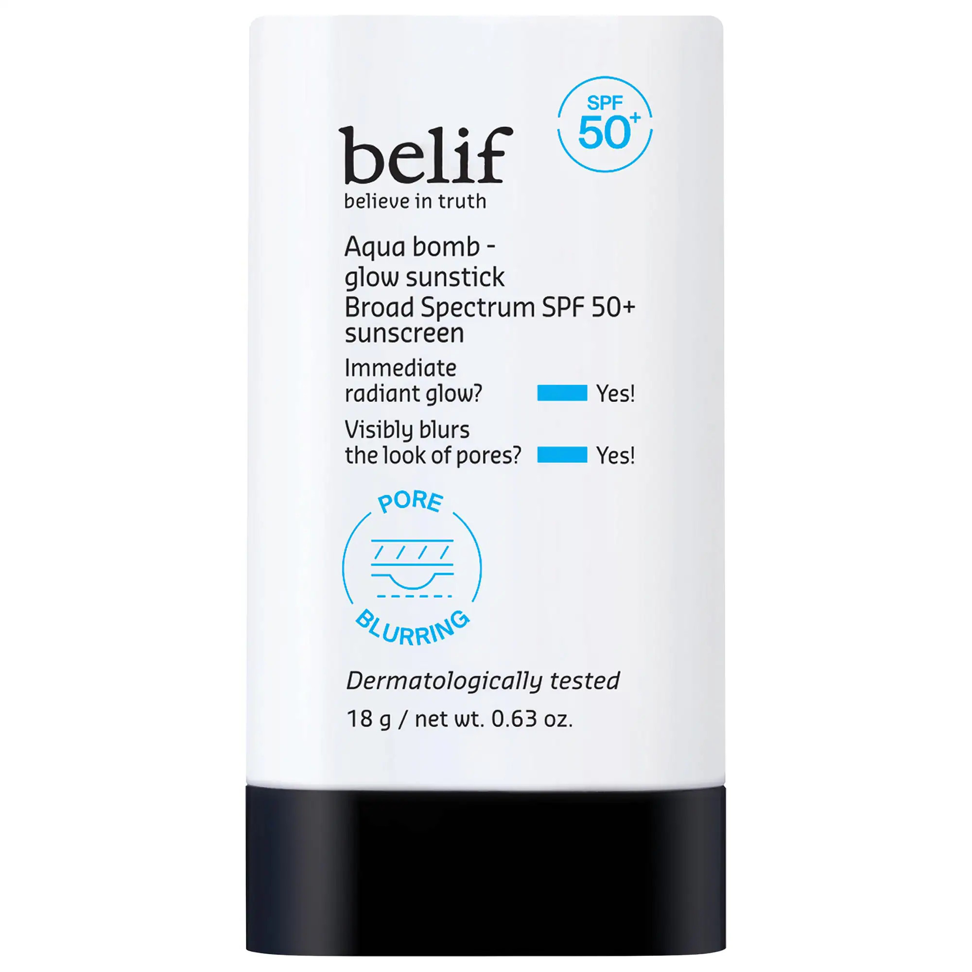 belif Aqua Bomb Korean Glow Sunstick SPF 50+ .63 oz/18 g | Sephora (US)