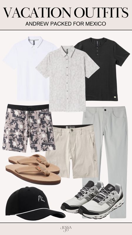 Vacation Outfits | What Andrew Packed for Mexico | Summer Mens Outfits | Casual Mens Outfits 

#LTKFindsUnder100 #LTKTravel 

#LTKSeasonal