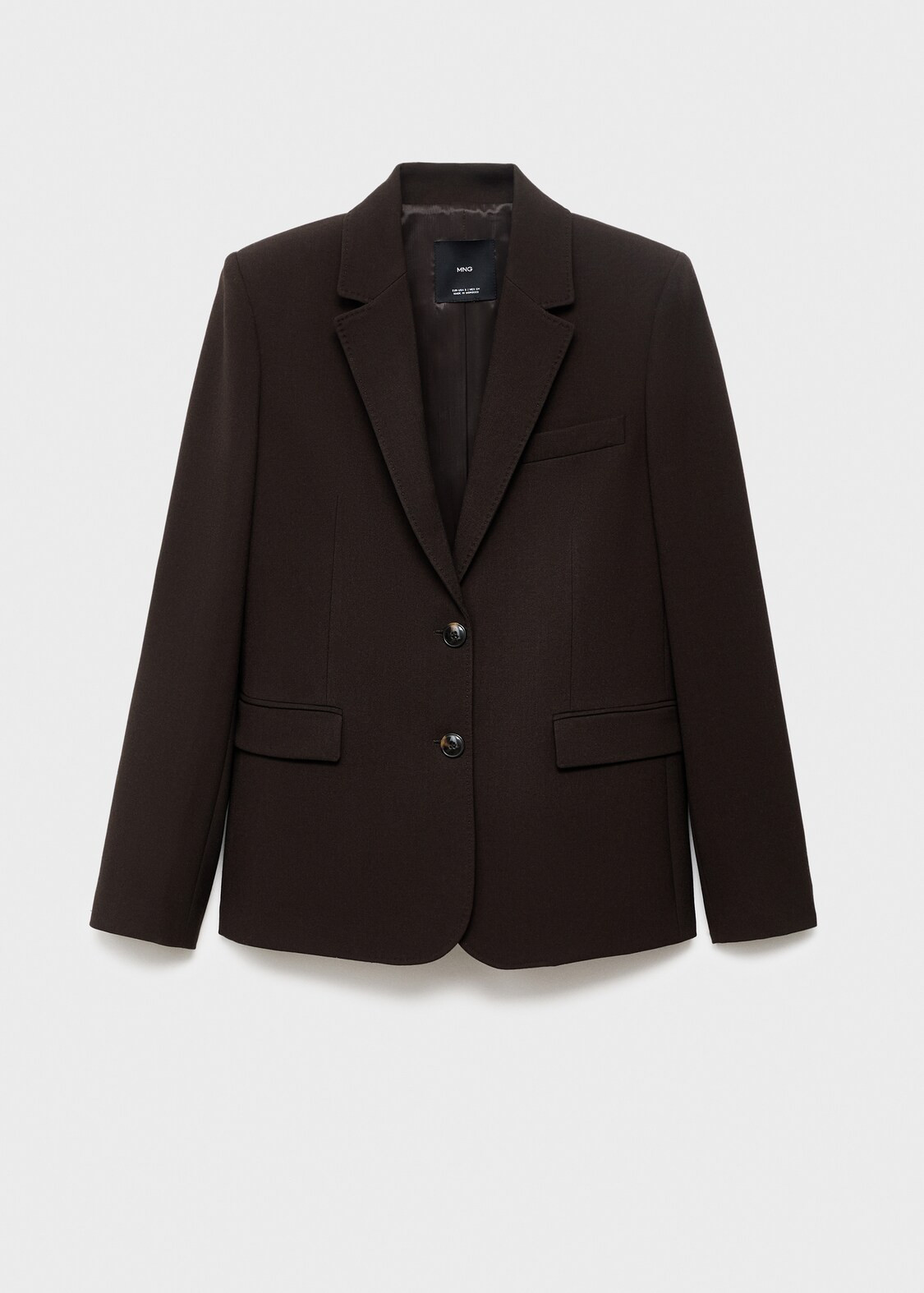 Straight-fit suit jacket - Women | MANGO United Kingdom | MANGO (UK)