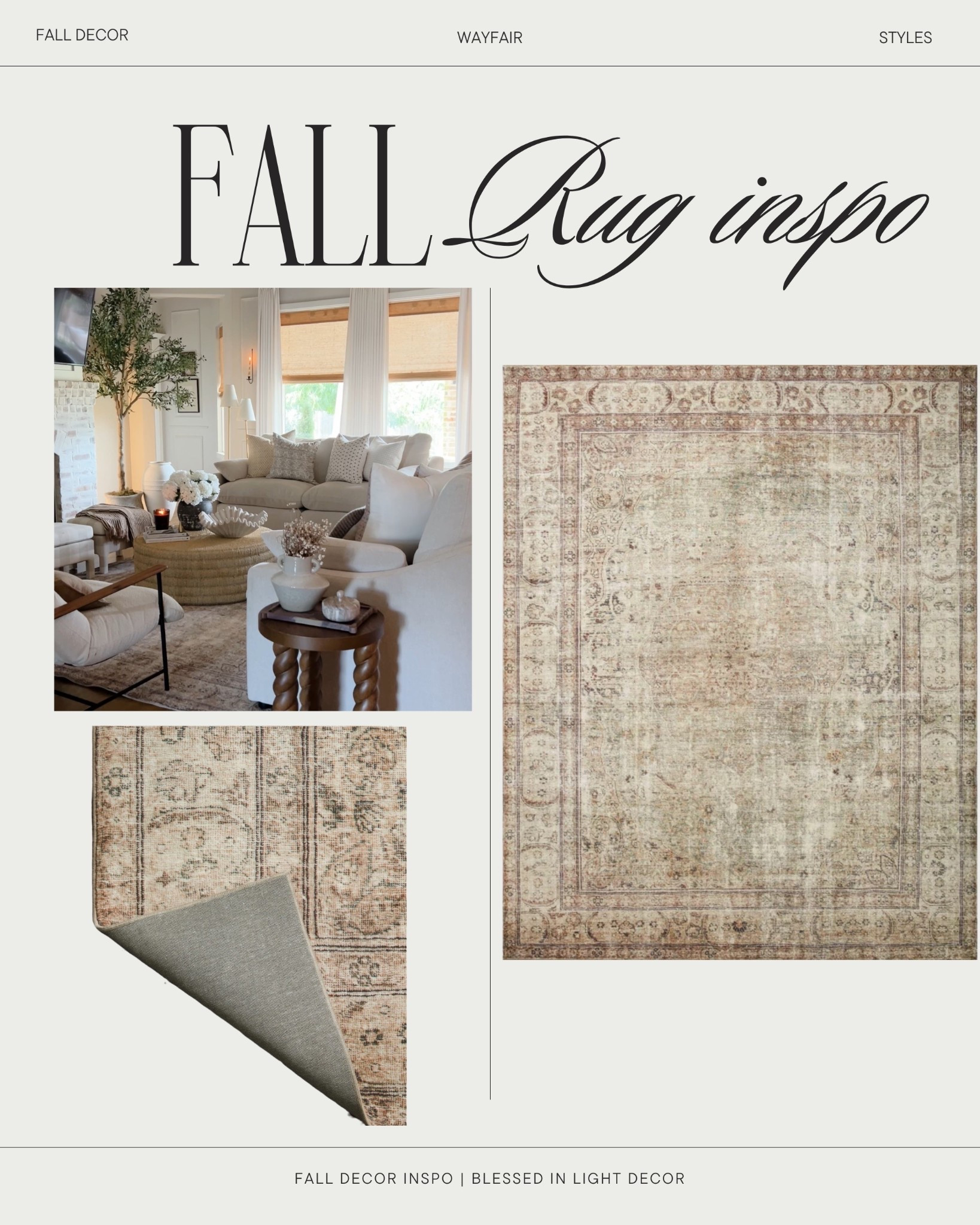 Fall inspo rug #falldecor #fallinspo