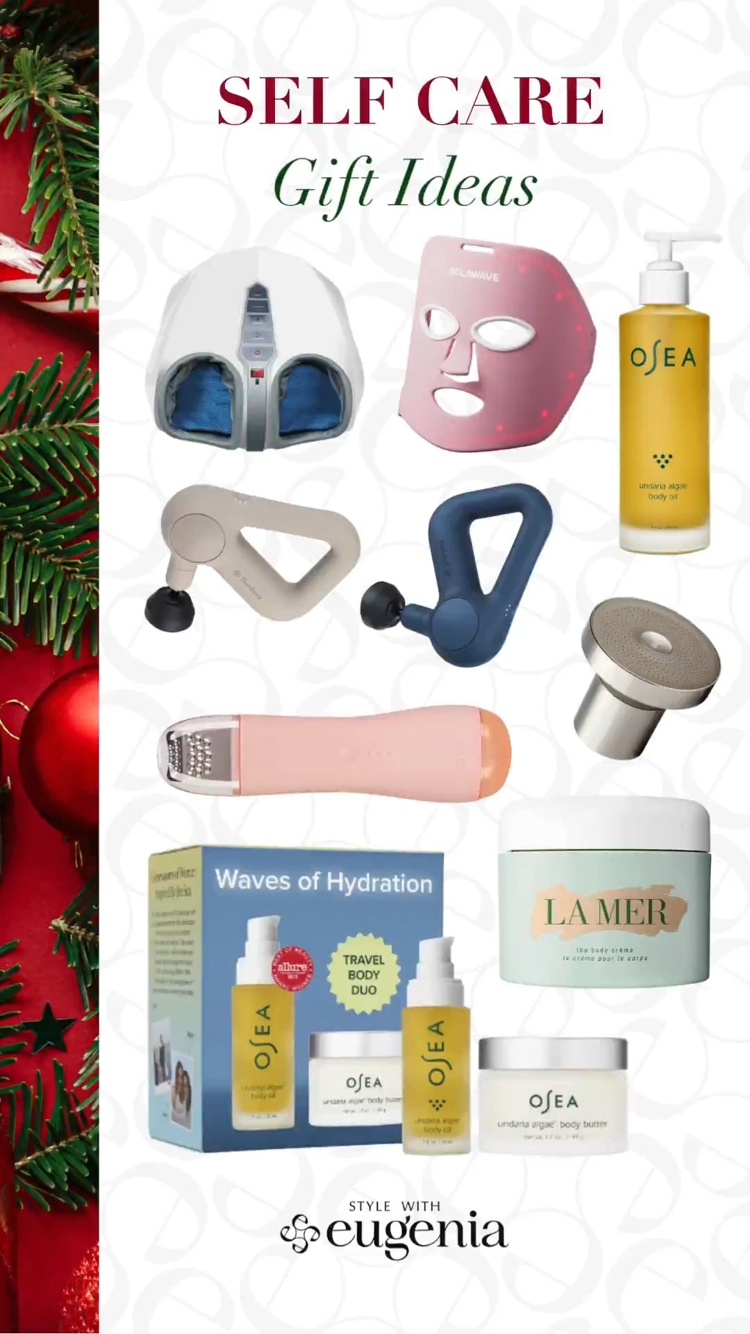 For the moms, the achievers, and anyone overdue for a little TLC. Beauty tech that works, body care favorites, and tension-melting recovery tools. Wrap these up and basically hand them their own spa day. 

 

#LTKGiftGuide #LTKHoliday #LTKselfcare