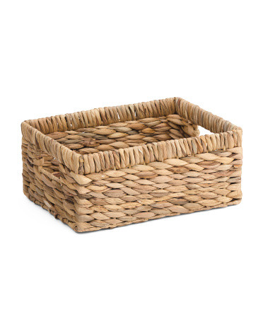 Twisted Rim Rectangle Basket | TJ Maxx