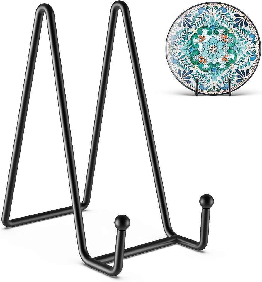 Amazon.com: 3 Pack 6 Inch Plate Stands for Display Picture - Vinyl Table Top Display, Decorative ... | Amazon (US)