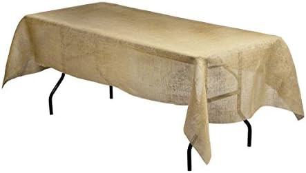 ArtOFabric Natural Burlap Tablecloth 59 Inches X 72 Inches | Amazon (US)