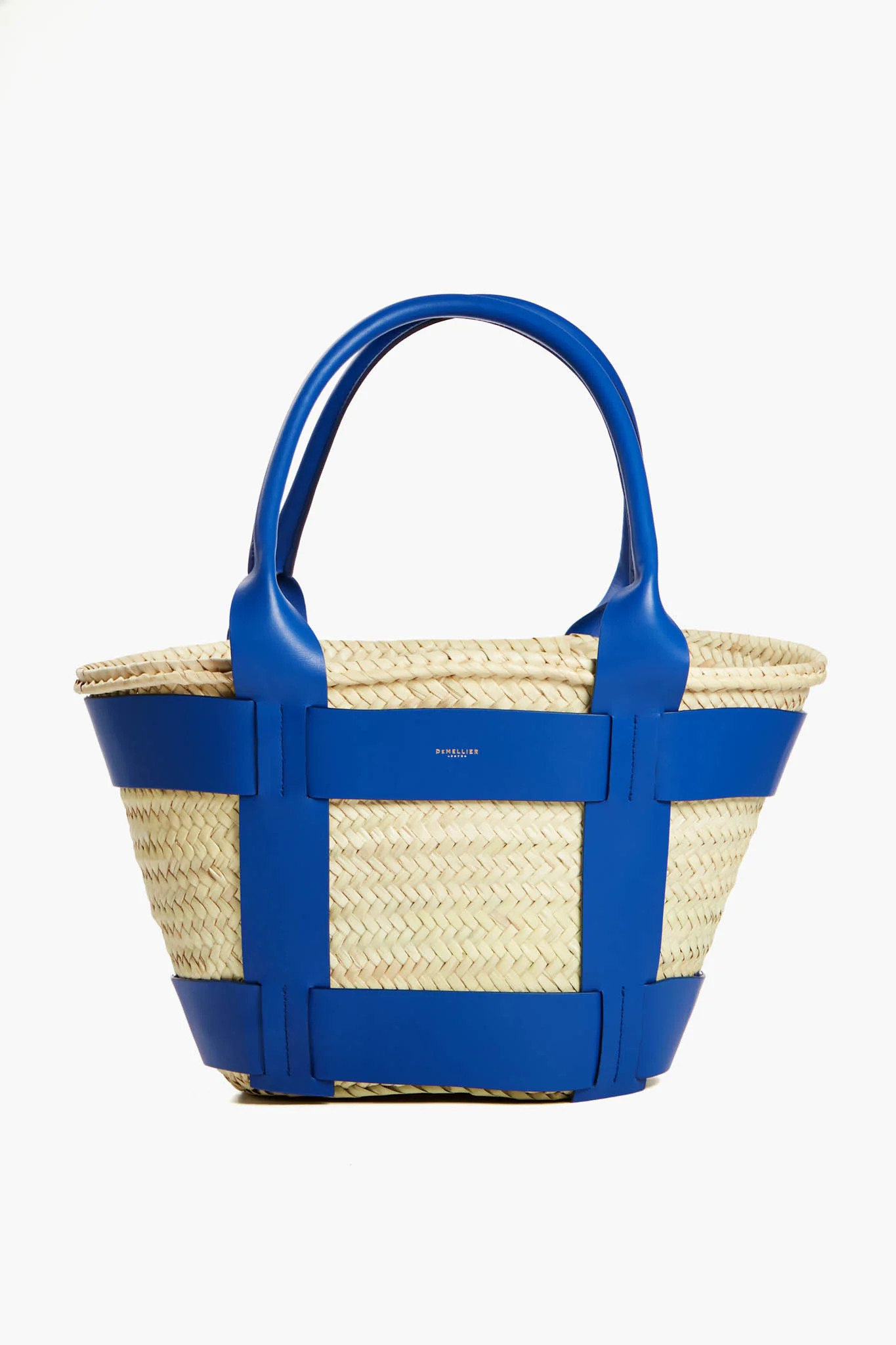 Cobalt Blue Natural Raffia Santorini Bag | Tuckernuck (US)