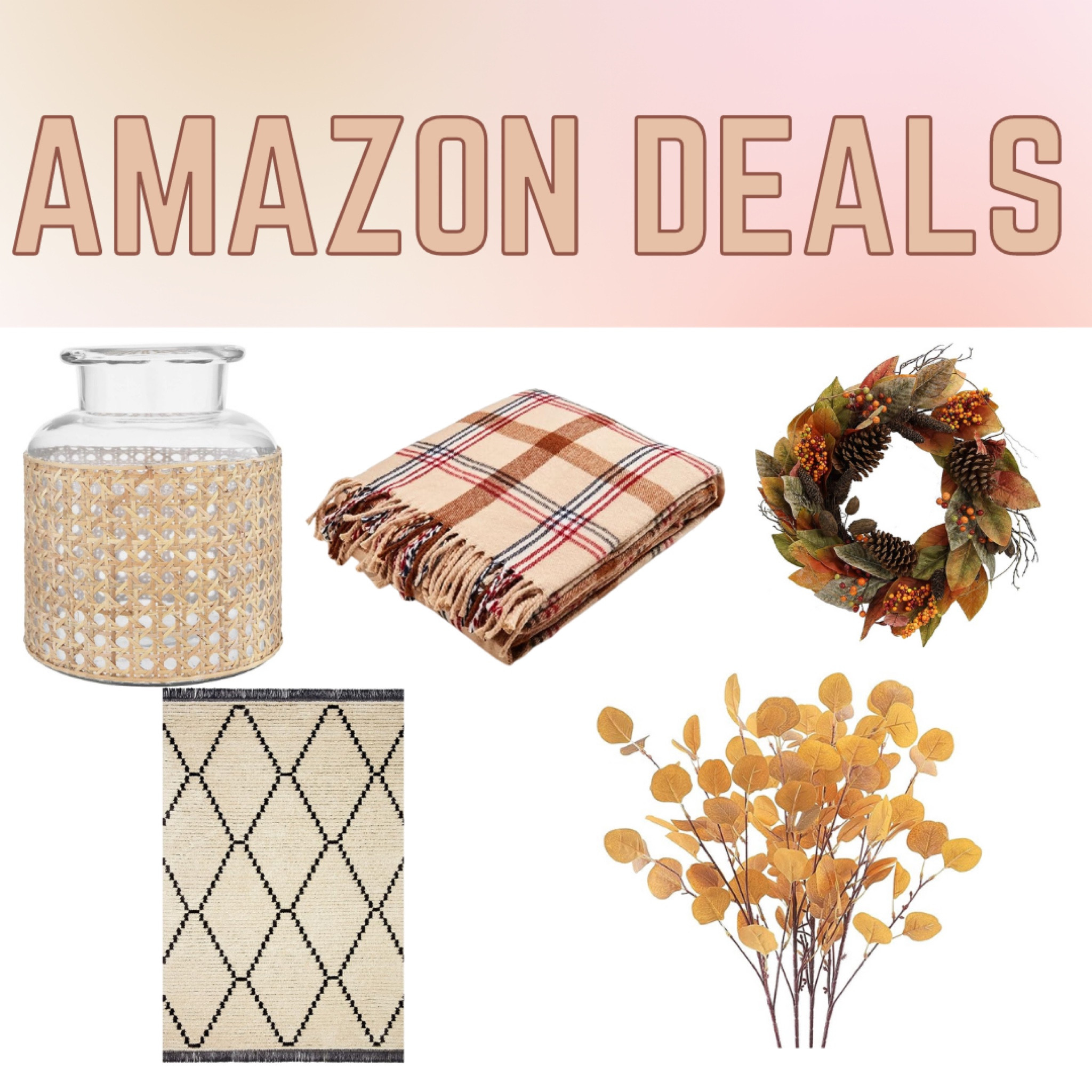 Todays home decor deals on Amazon! 

#LTKhome #LTKFind #LTKSeasonal