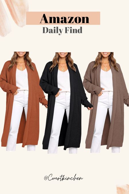 The best Amazon cardigan! 30% off when you apply coupon. Comes in a ton of colors. 

Amazon fashion / Amazon fall fashion / cardigan / fall fashion / sweater / Amazon cardigan / Amazon influencer / fall cardigan 

#LTKsalealert #LTKunder50 #LTKstyletip