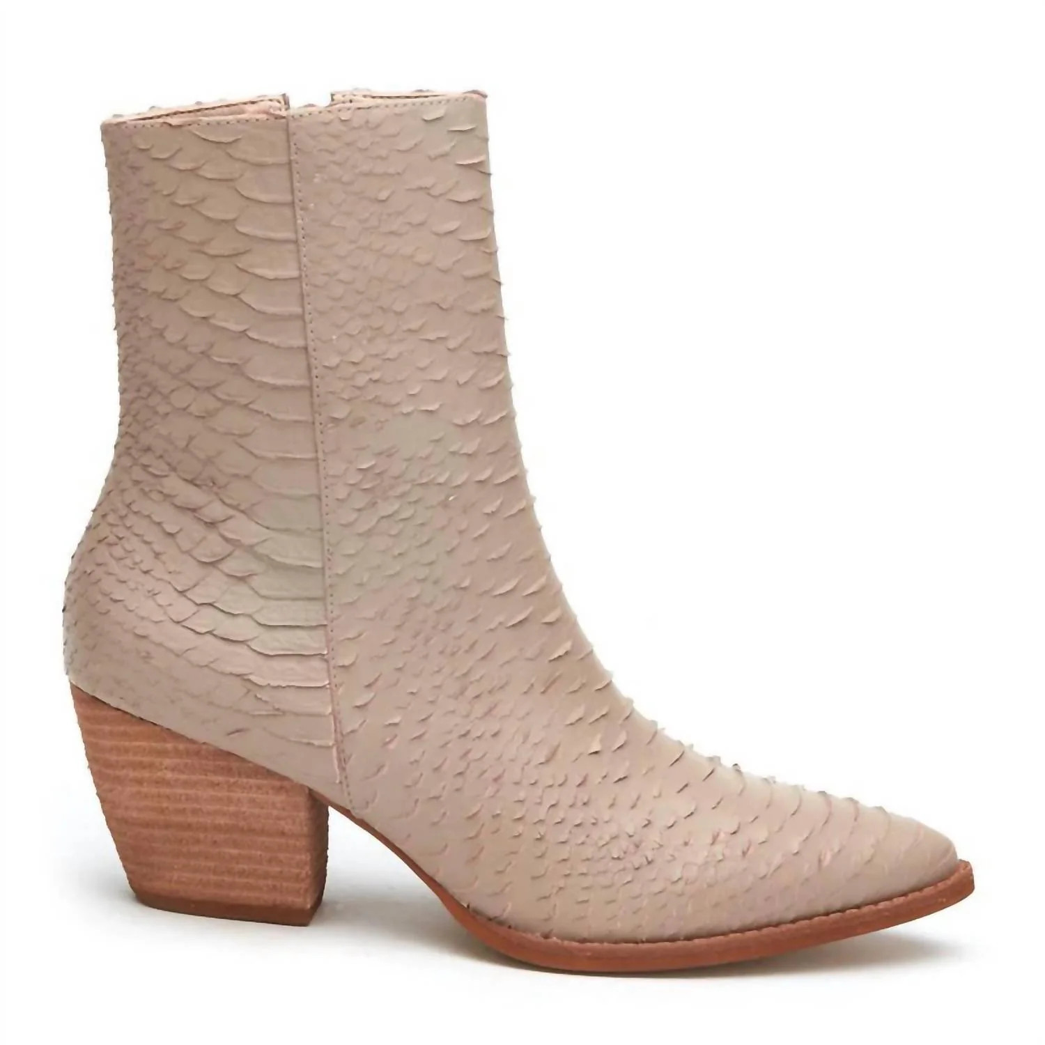 Women's Caty Bootie In Snake | Shop Simon