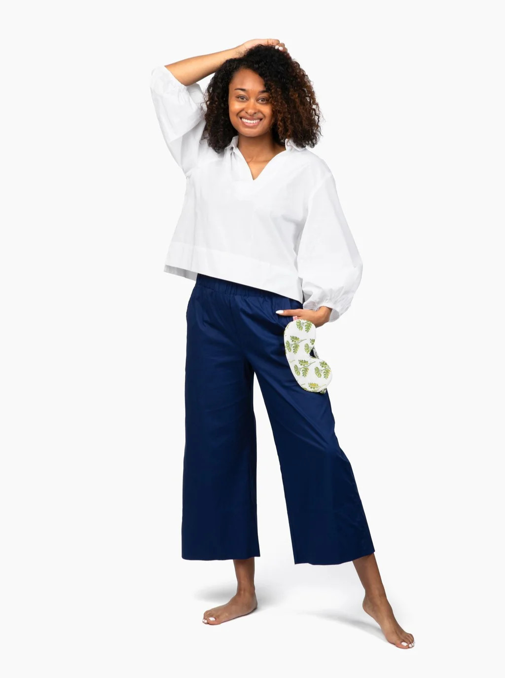 Take Pause Pant Set - Sailor Blue / Snow | Quiet Culture