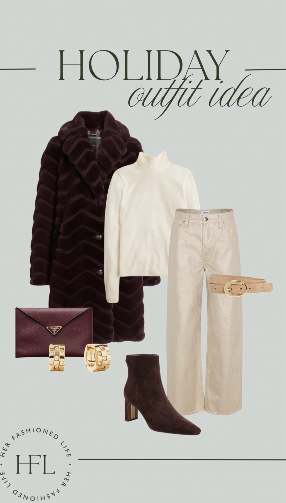 Holiday Outfit Idea! 
Just bought these jeans - size down 1 size. They run slightly large. Pistola discount code TAMMY15 Linked some other denim I love from them. 


 #FauxFurCoat #Pistola #BlackFridayDeals #Jcrew #Nordstrom 