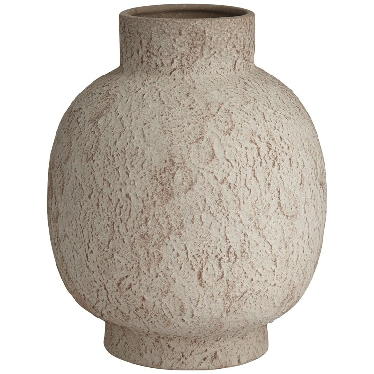 Kensington Hill Gavora 9 3/4" High White with Rust Antique Decorative Vase - Walmart.com | Walmart (US)