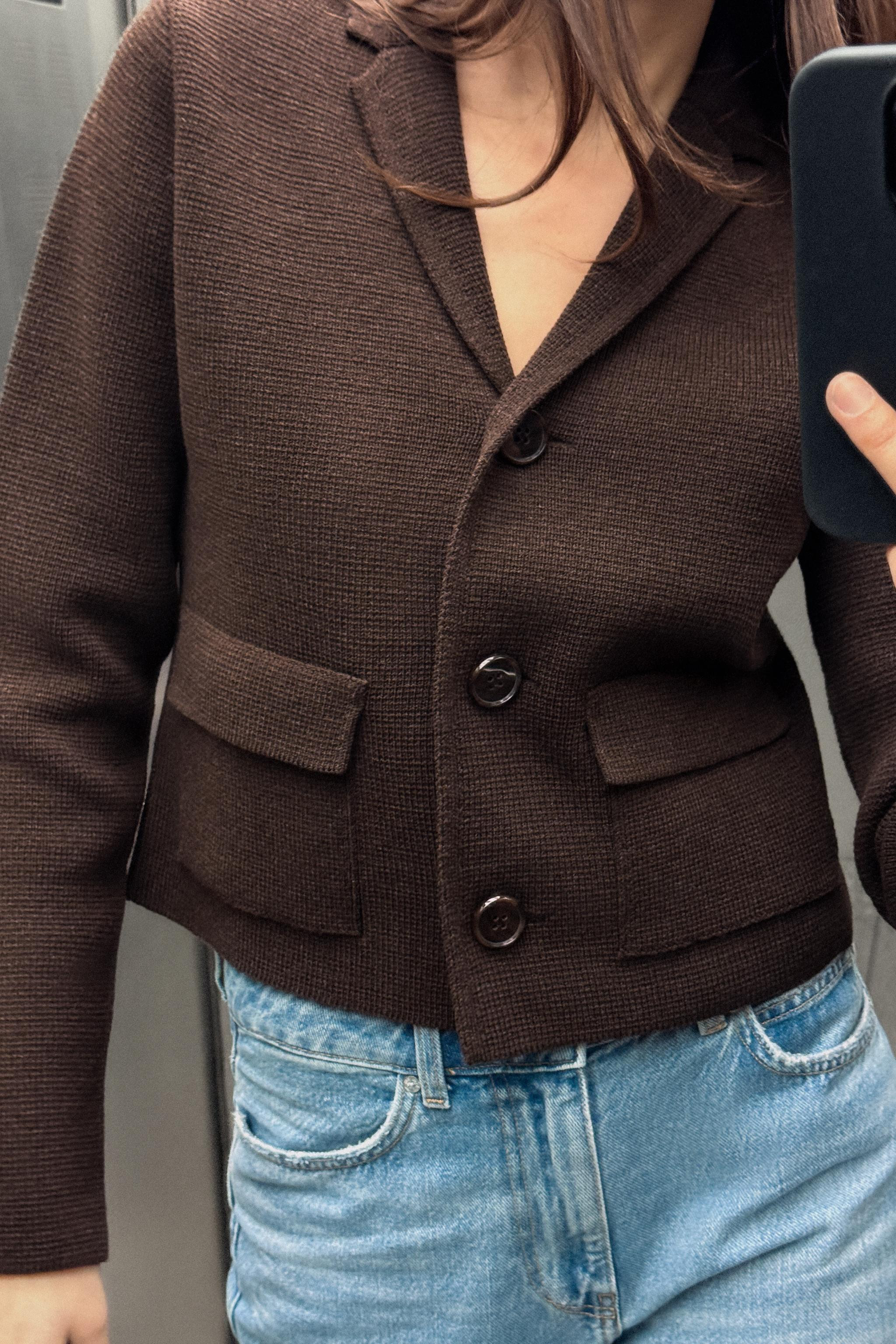 PLAIN KNIT CARDIGAN | Zara US