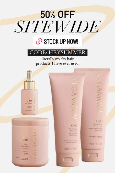 My FAVVVV hair products are on sale!! 👏🏻

Linking all of the things for you!! 💕 Especially love the hair serum along with the shampoo and conditioner! 

Coupon code HEYSUMMER even gets you a discount on some of the kits / bundles!

#LTKBeauty #LTKSaleAlert #LTKFindsUnder100
