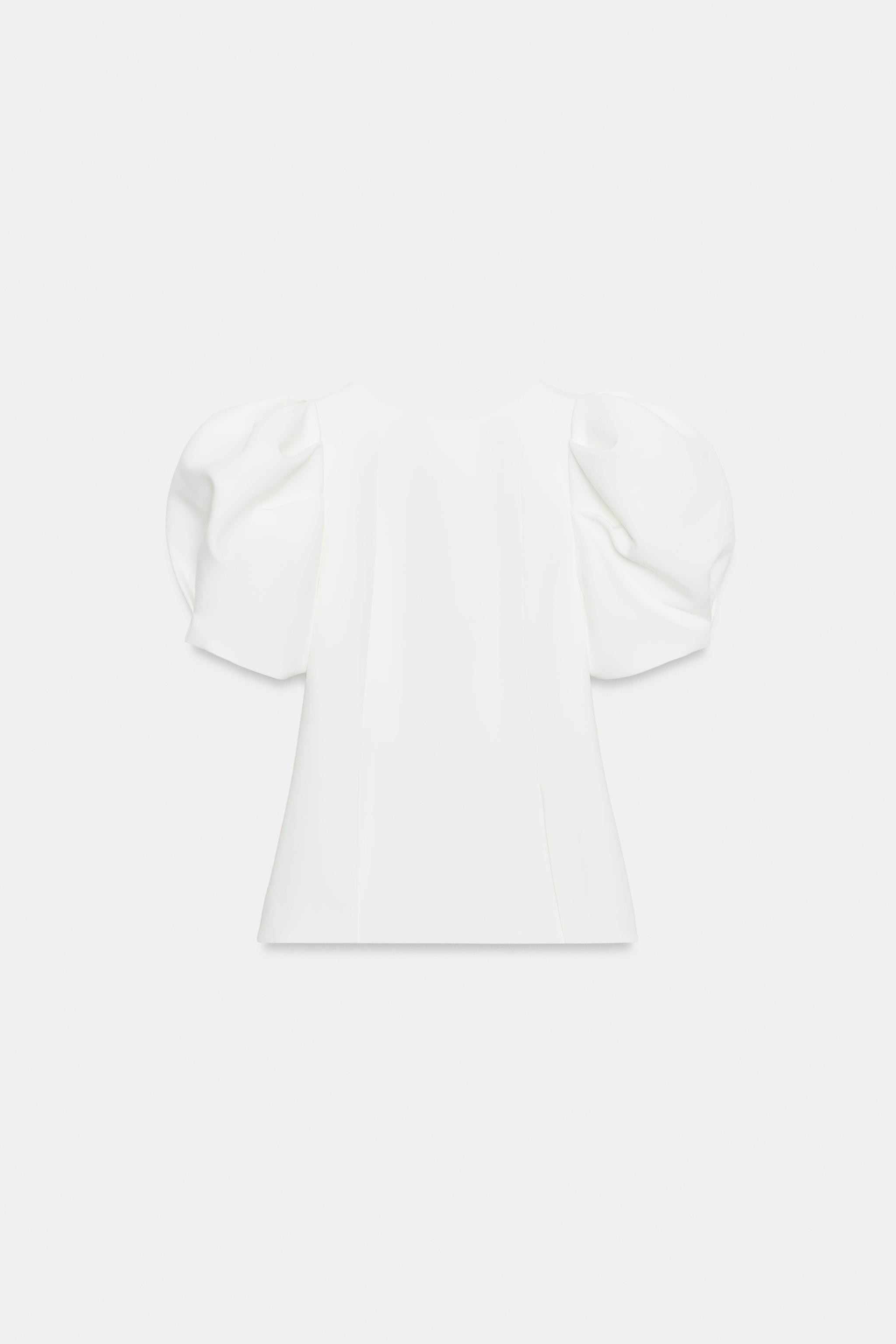 BALLOON SLEEVE TOP | Zara US