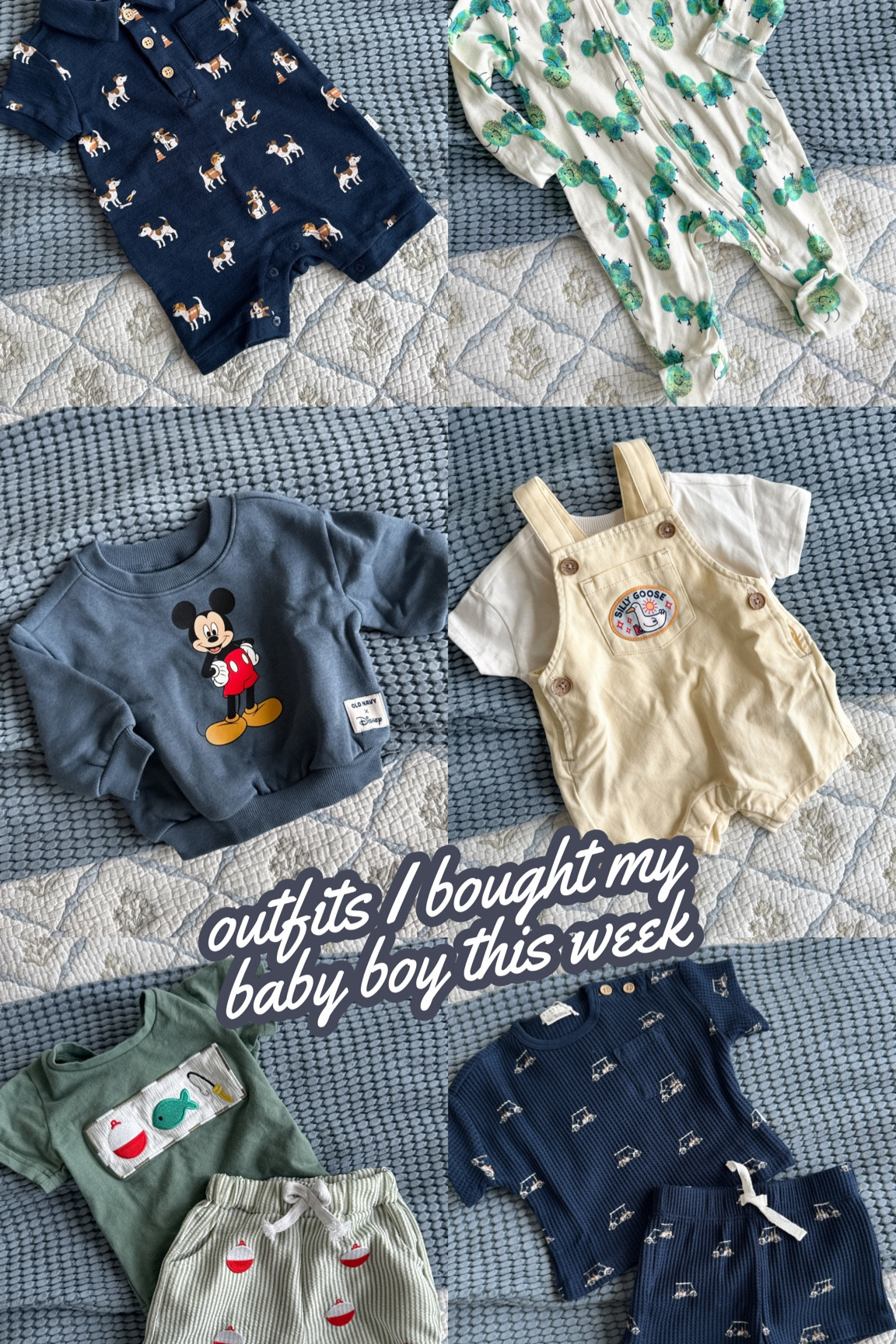 The cutest baby outfits! My son is 3 months and I have been loving shopping for cute baby boy clothing for summer! These are some cute affordable finds 🩵👶🏼

Old navy baby, baby gap, baby clothing, baby finds, nordstrom, amazon
